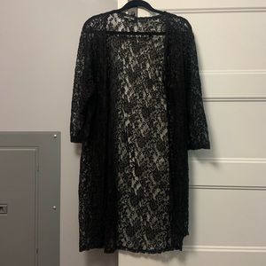 Black Lace Cardigan